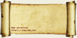 Bojana Vasiljković vizit kartica